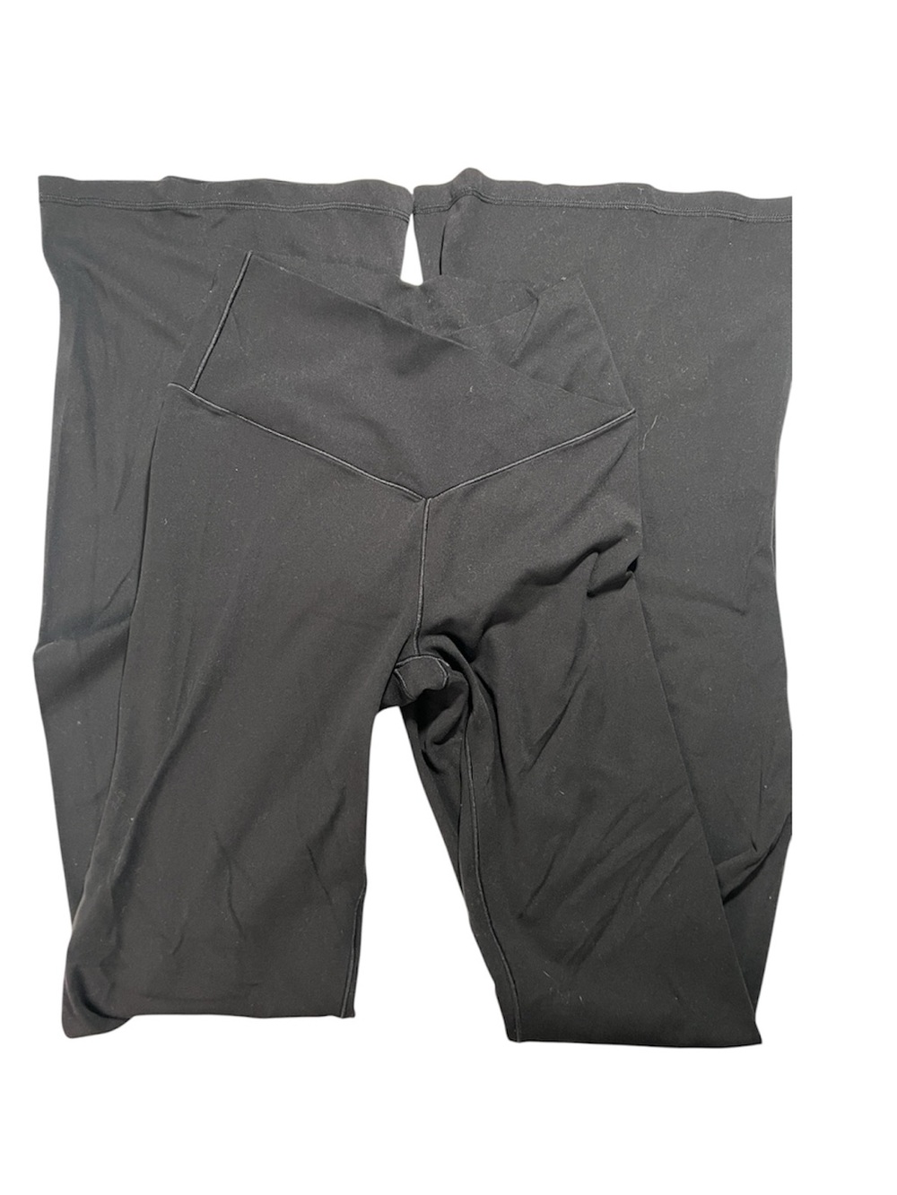 Offline by Aerie Black Real Me Flare Hi-Rise Pants Size Medium